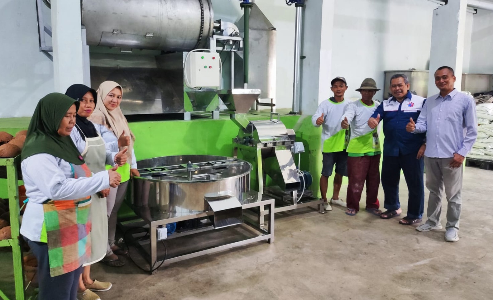 Lini produksi lengkap pabrik Ukaisya Kediri