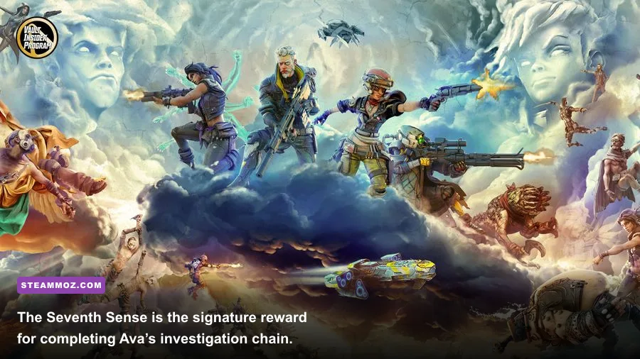 The Seventh Sense unique pistol reward from Borderlands 3 Murder Mysteries