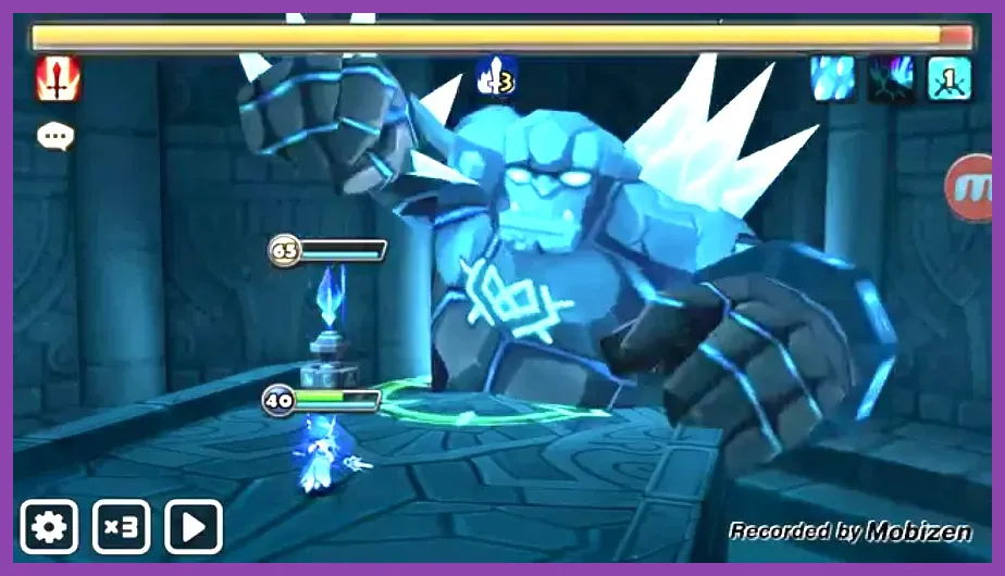 Giants B10 dungeon battle against Giant's Keep boss
