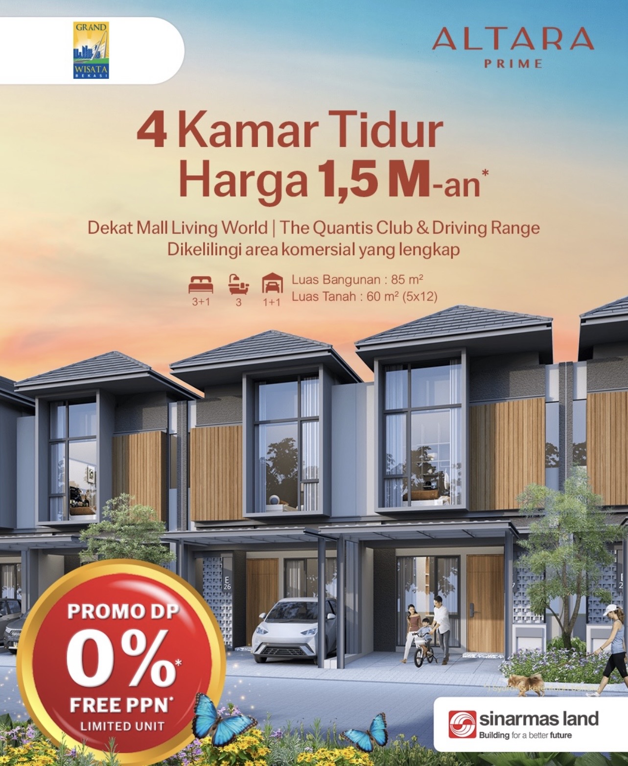 Altara Prime Grand Wisata - Sinarmas Land