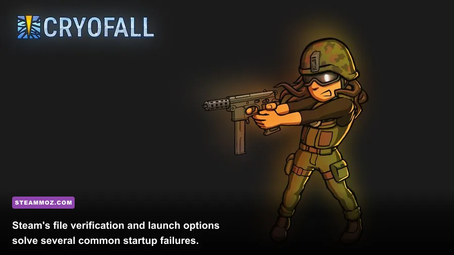CryoFall running on a Windows gaming PC through Steam