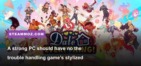 Date Everything! romance routes featuring colorful animated object characters