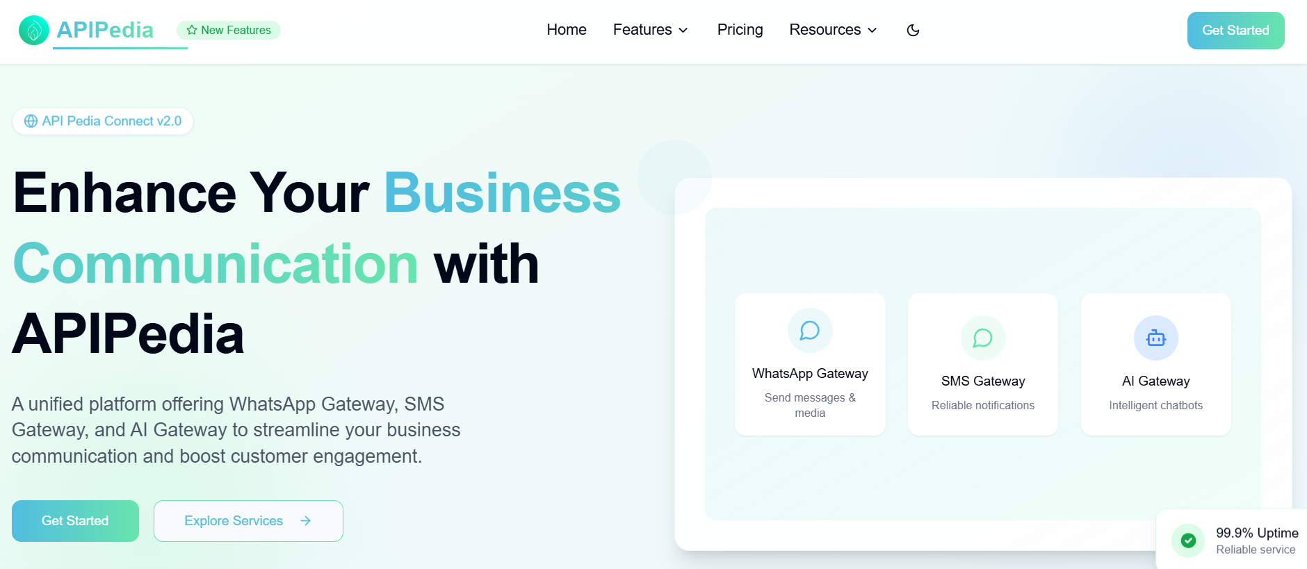 Api Redia API Pedia Connect - Complete Messaging Solutions