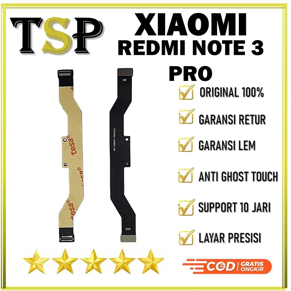 FLEXIBEL / FLEXIBLE / FLEKSIBEL BOARD / CONNECT XIAOMI REDMI NOTE 3 PRO ORIGINAL 100%