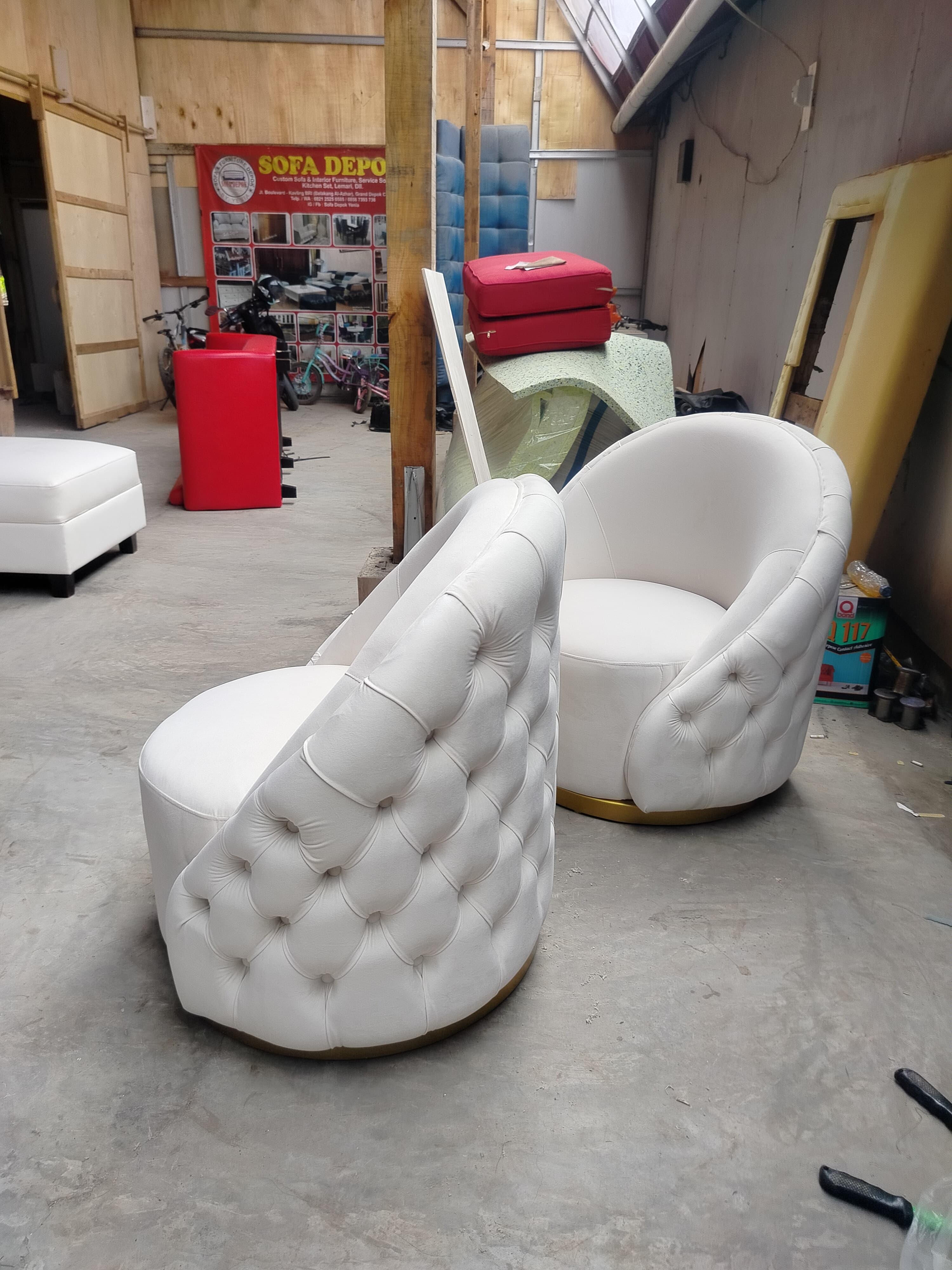Sofa custom hasil pengerjaan Sofa Depok by Yenia