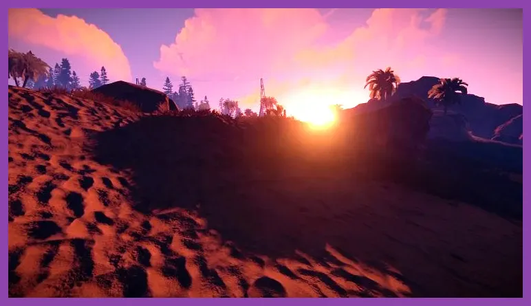 Cinematic view of the game world after defeating the true ending boss