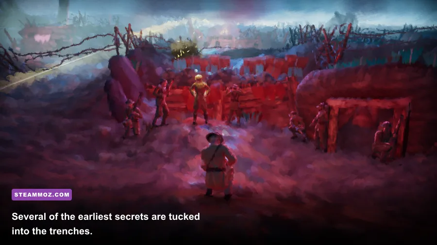 11-11 Memories Retold trench gameplay with a hidden memento location