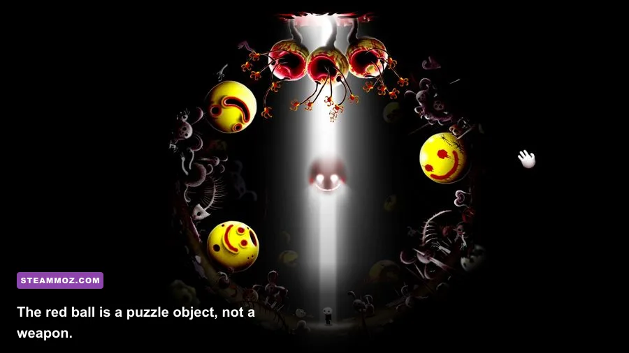 Happy Game red ball sequence in the first nightmare