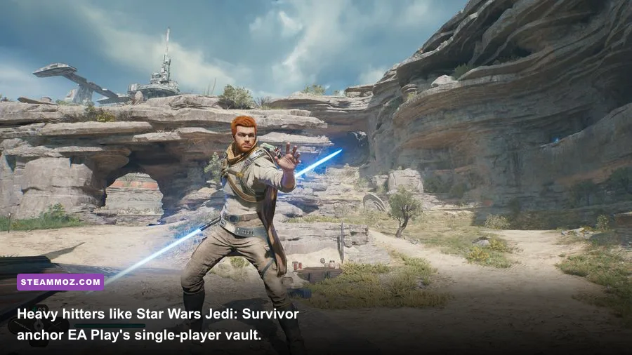 Star Wars Jedi Survivor running at ultra settings on PC