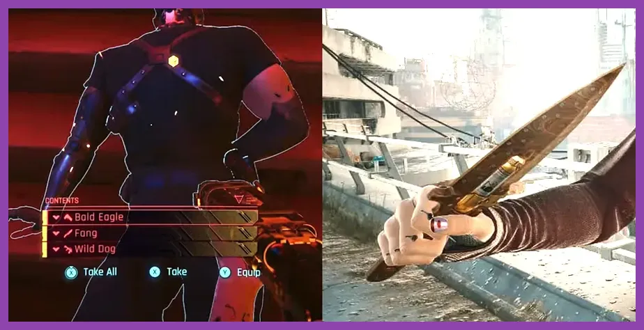 Kurt Hansen using his Fang knife during the Phantom Liberty boss battle