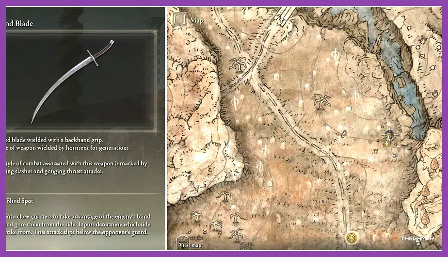 Player swinging the Backhand Blade weapon in Elden Ring Shadow of the Erdtree.