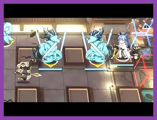 Ling summoning massive dragon units on the field in Arknights