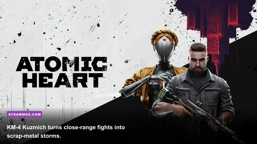 KM-4 Kuzmich shotgun being used in Atomic Heart gameplay