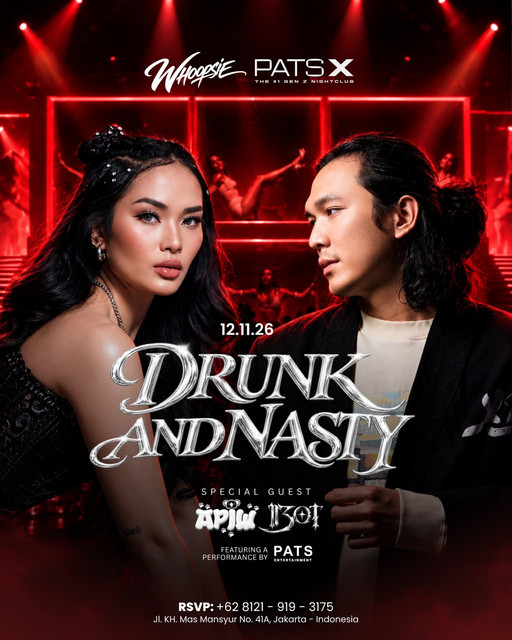 Drunk and Nasty event poster