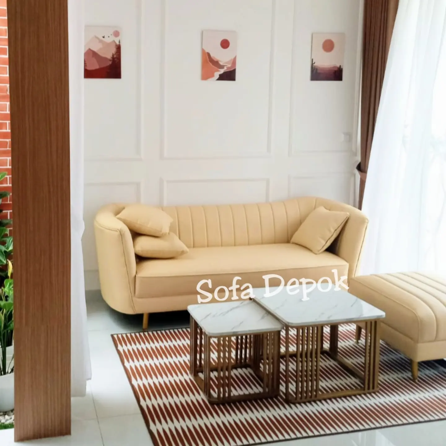 Sofa custom hasil pengerjaan Sofa Depok by Yenia