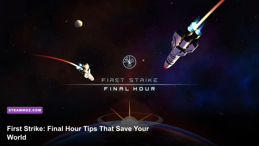 First Strike Final Hour global nuclear strategy map during a tense match