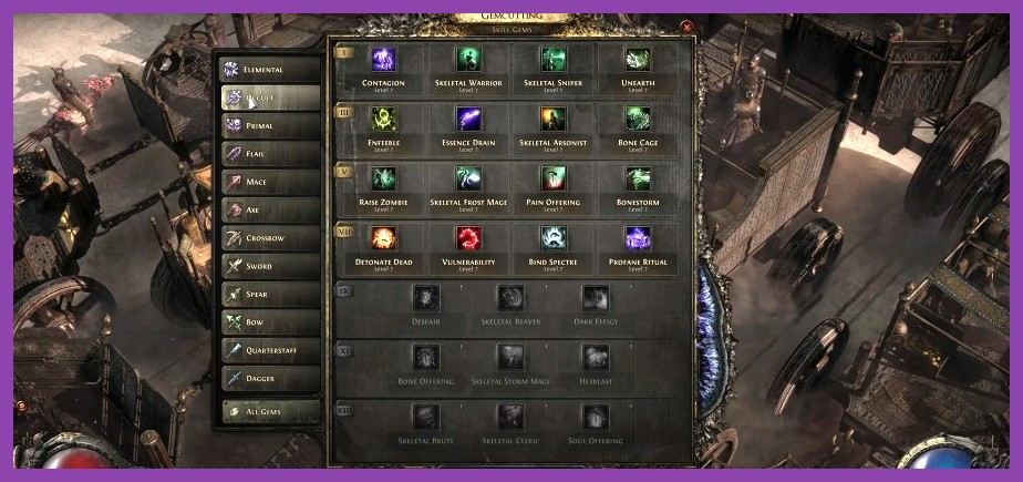 Mobility skills like Leap Slam and Whirling Blades in PoE 2