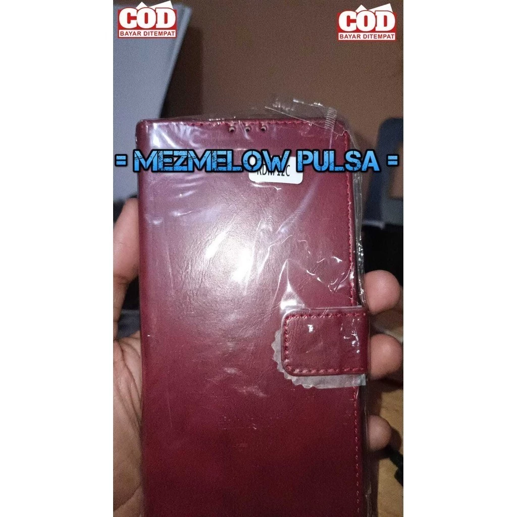Leather Case Casing Flip Wallet Cover Case Flip Case Xiaomi Redmi 13C 4G - Gambar 4