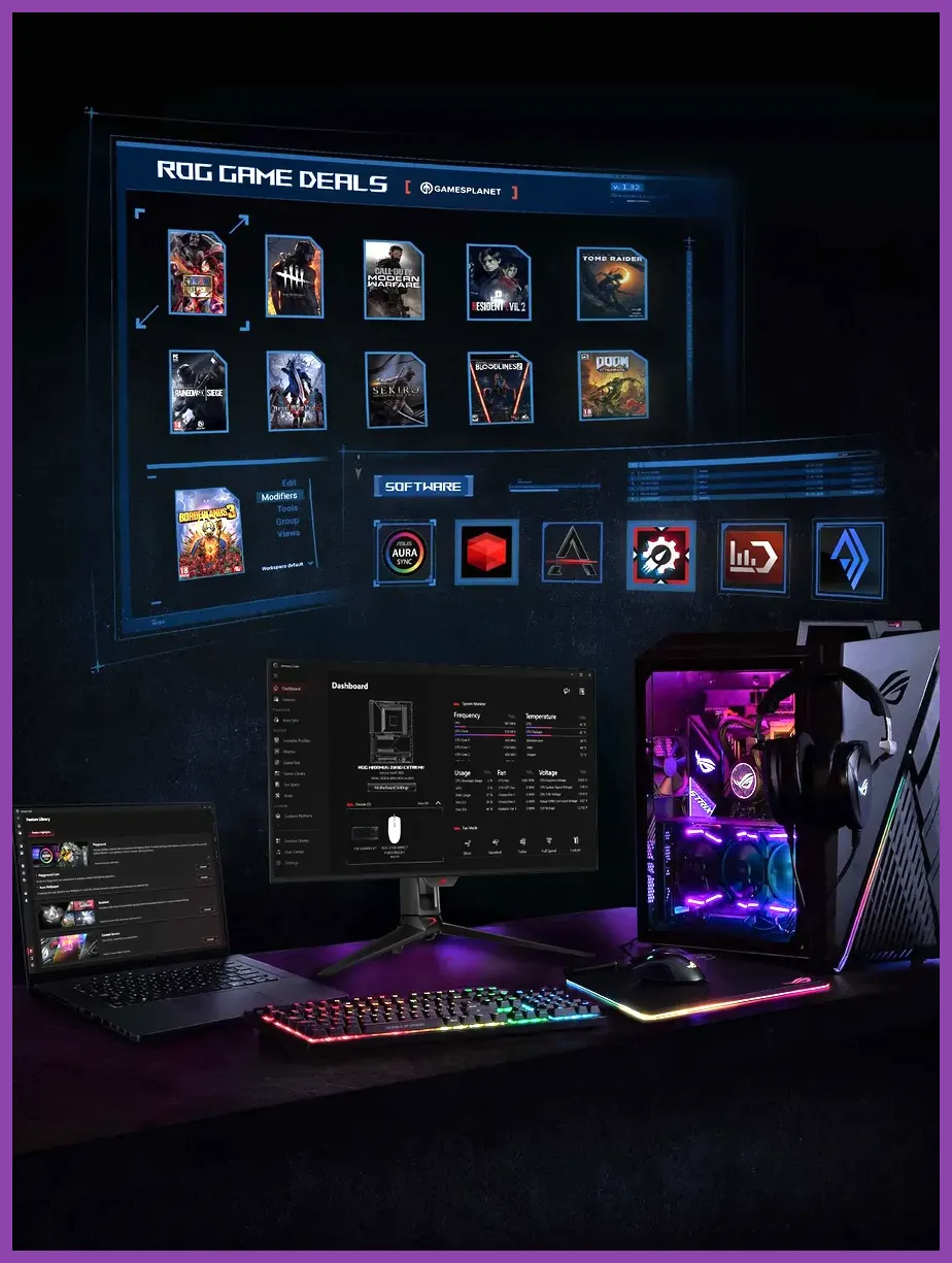 Armoury Crate SE performance configuration screen