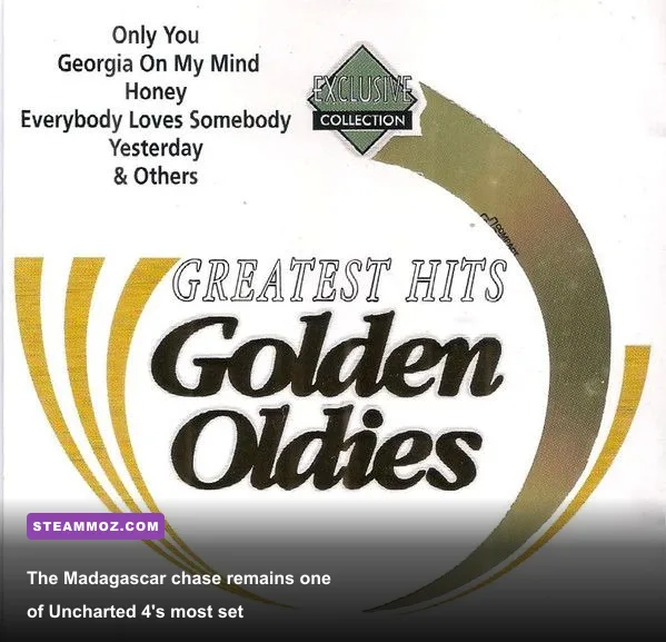Nathan Drake driving a jeep through Madagascar in Uncharted 4 PC