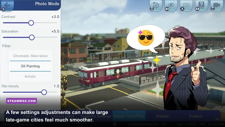 A-Train All Aboard Tourism PC graphics settings menu