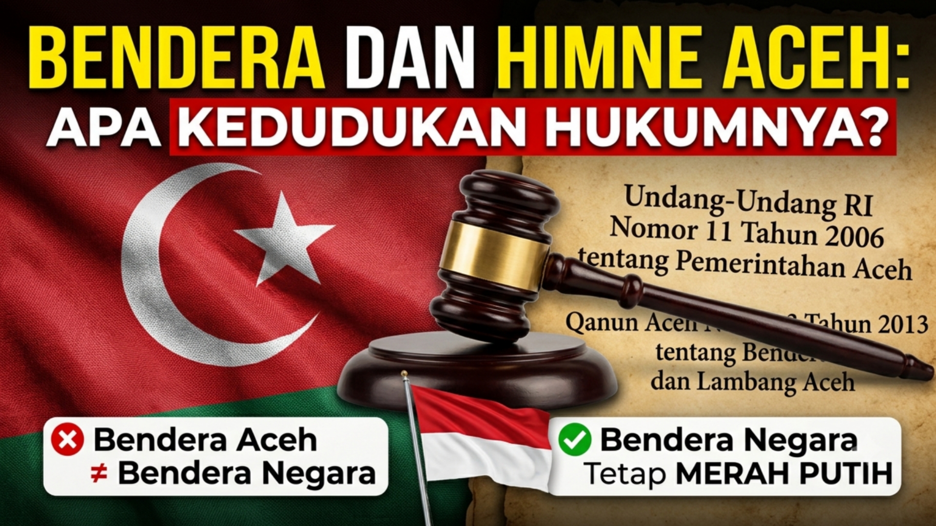 BENDERA DAN HIMNE ACEH: APA KEDUDUKAN HUKUMNYA? BENDERA DAN HIMNE ACEH: APA KEDUDUKAN HUKUMNYA?