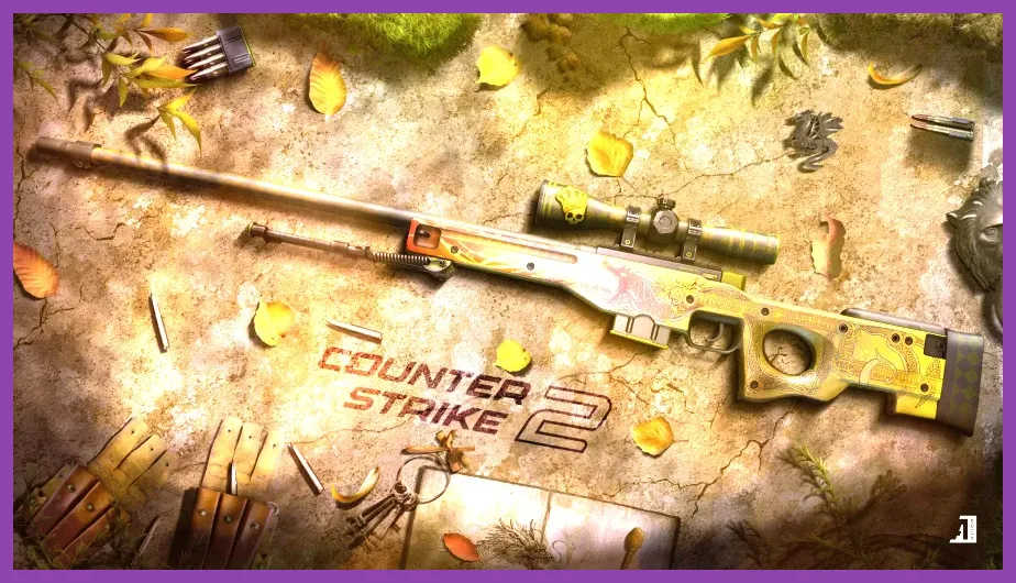 Counter-Strike 2 AWP and SSG 08 sniper rifles in a competitive match