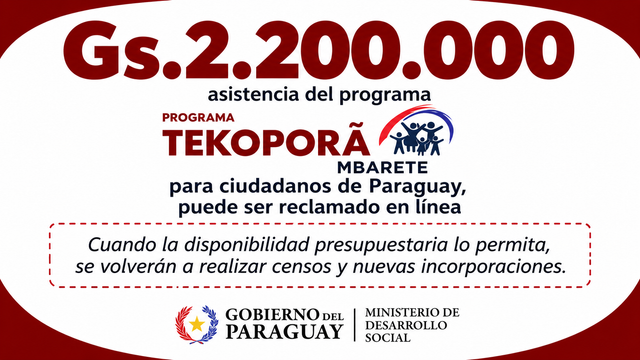 Programa Tekoporã banner