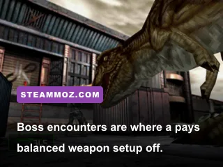 T-Rex boss battle from Dino Crisis 2