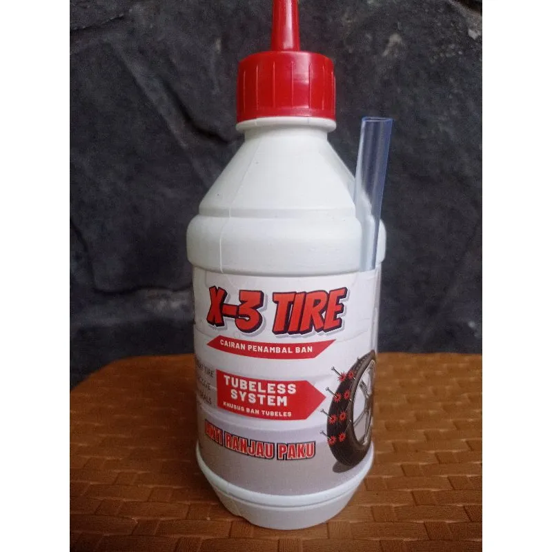 CAIRAN PENAMBAL BAN TUBELES X-3 TIRE 350 ML - KWALITAS TERPERCAYA - Gambar 3