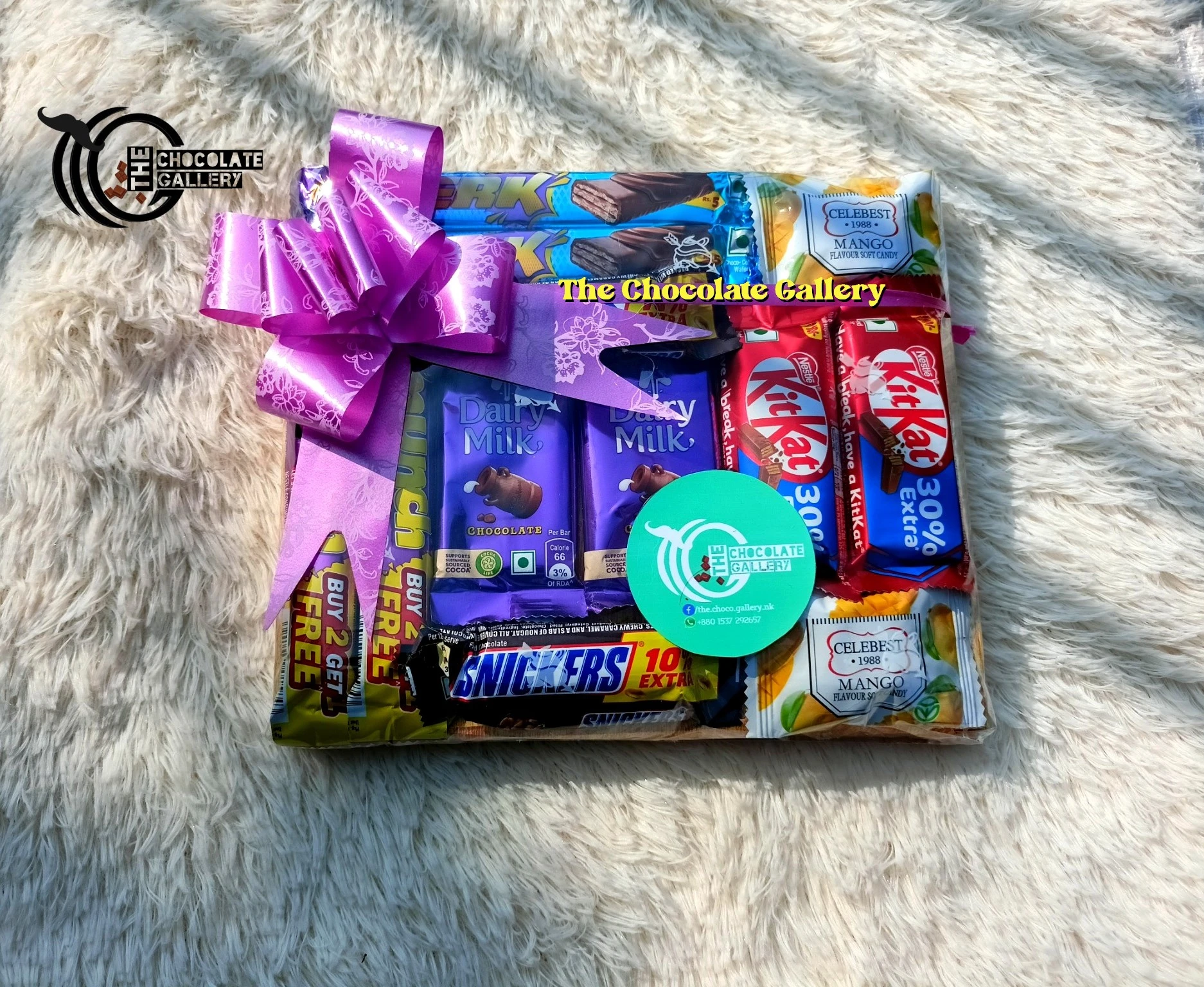 Chocolate Combo Gift Box – 350 TK (Design 1)