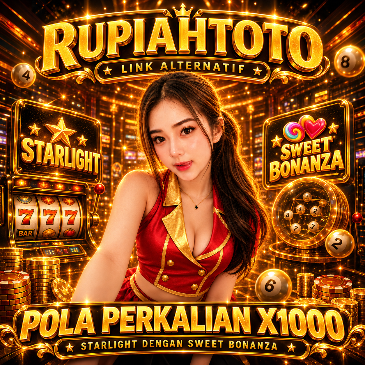RUPIAHTOTO - Link Alternatif Toto Slot Pola Perkalian X1000 Starlight Dengan Sweet Bonanza