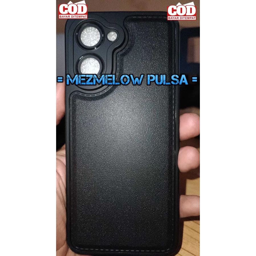 Caseng Soft Case Softcase Leather Casing Case REALME C33 - Gambar 2