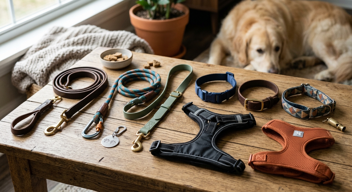 How to Choose a Dog Leash, Collar, & Harness