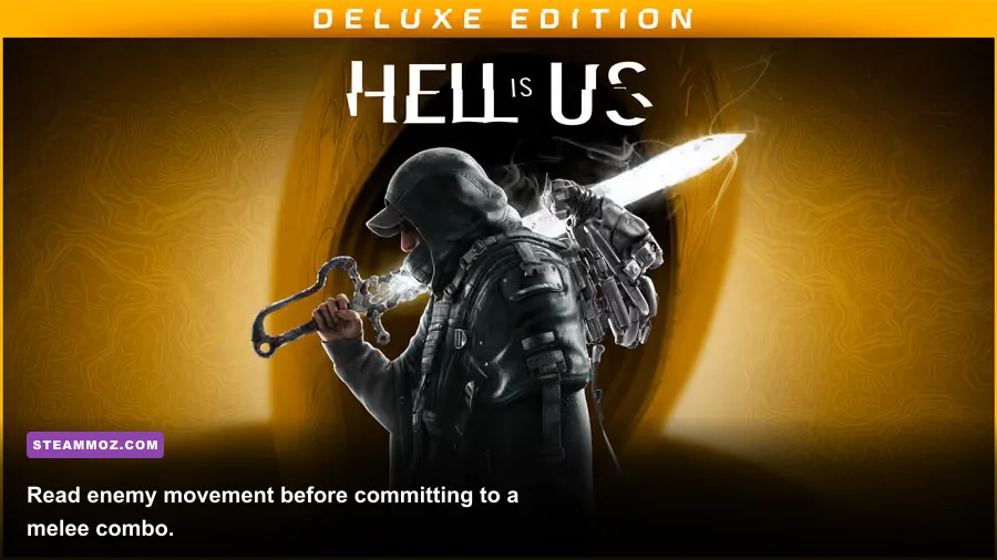 Remi fighting a Hollow Walker with a sword in Hell Is Us