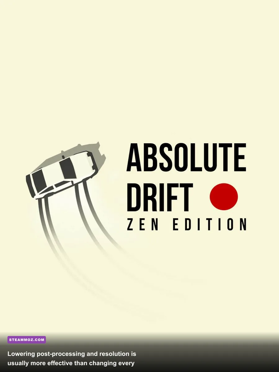 Absolute Drift Zen Edition running on a Windows gaming PC