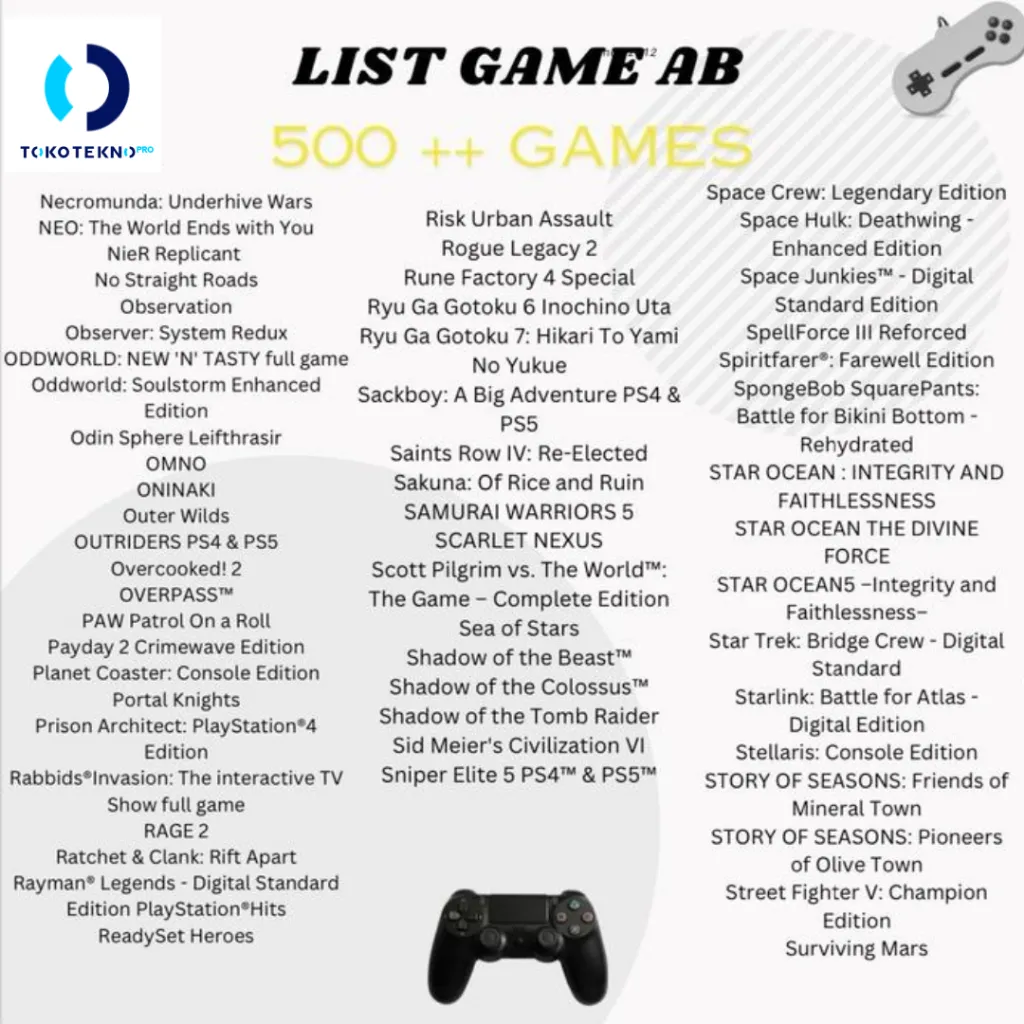 SONY PS4 PRO/SLIM/FAT Online & Offline Storage 500GB/1TB PLAYSTATION PS 4 - Gambar 4