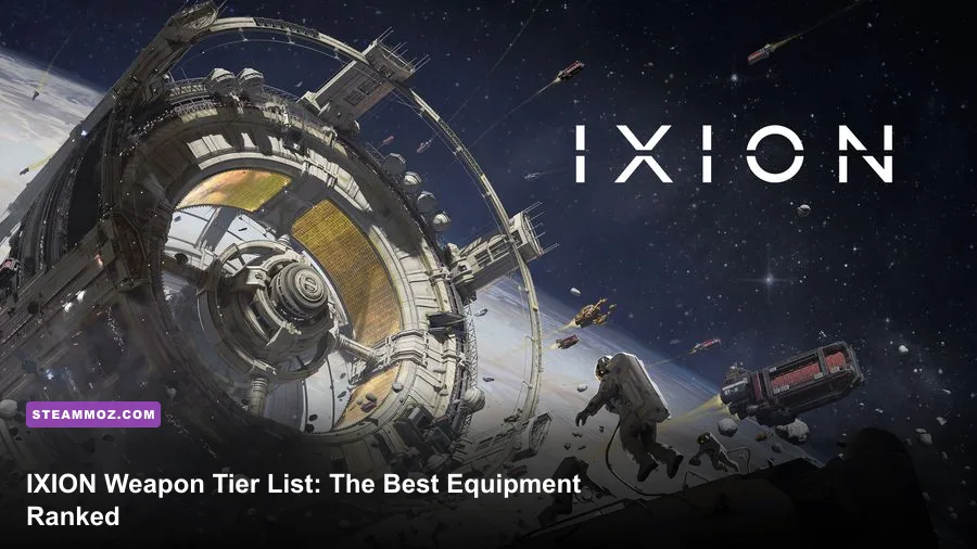The Tiqqun space station drifting through deep space in IXION