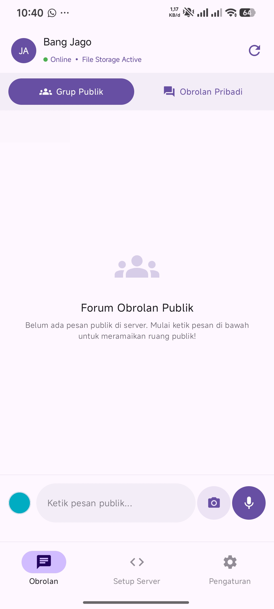 CHATING GLOBAL Screenshot