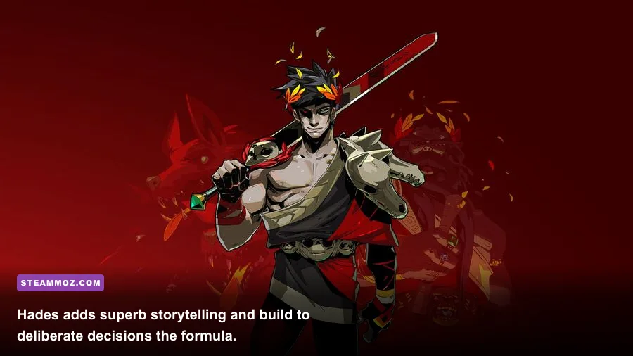 Zagreus fighting enemies in Tartarus in Hades