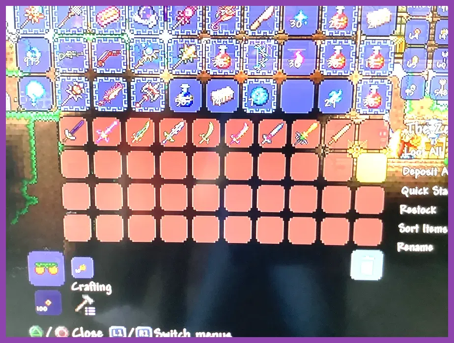 Terraria best endgame weapons like Zenith and Solar Eruption