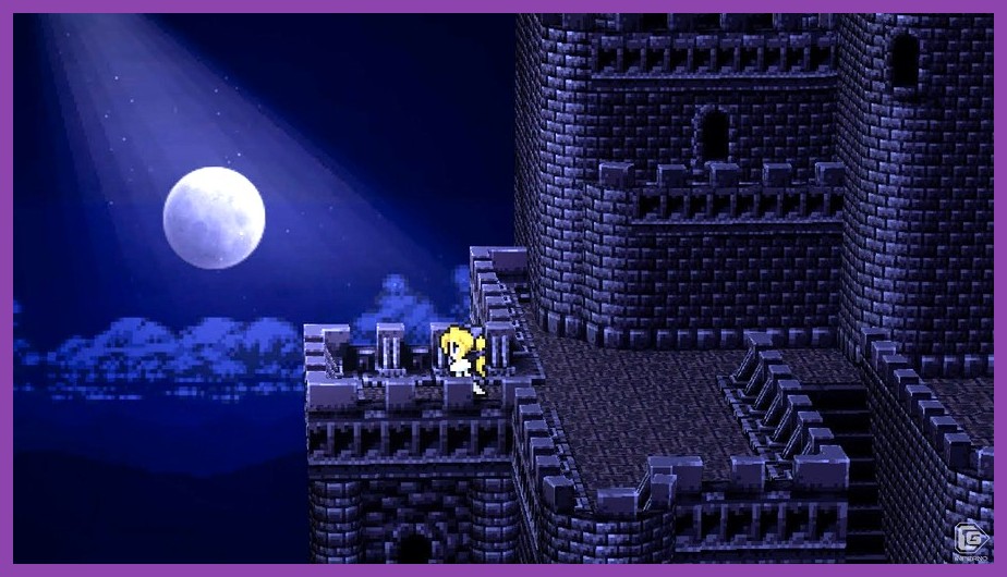 Final Fantasy VI Pixel Remaster iconic opera house scene with remastered visuals