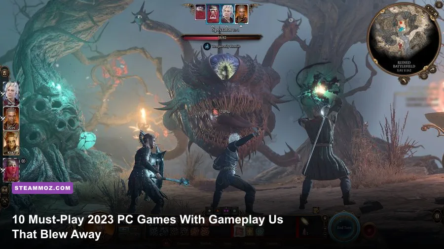 Top PC games of 2023 featuring deep gameplay mechanics