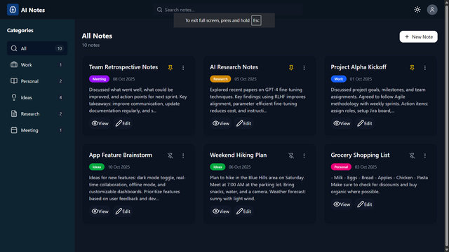 GitHub - Bijoydas2/ai-note-client: A modern note-taking web app that ...