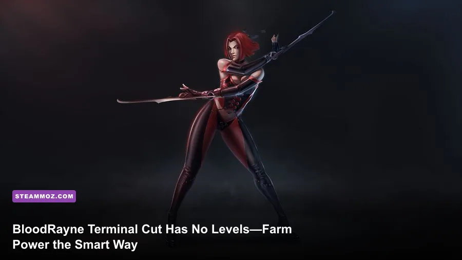 Rayne fighting enemies with her arm blades in BloodRayne Terminal Cut