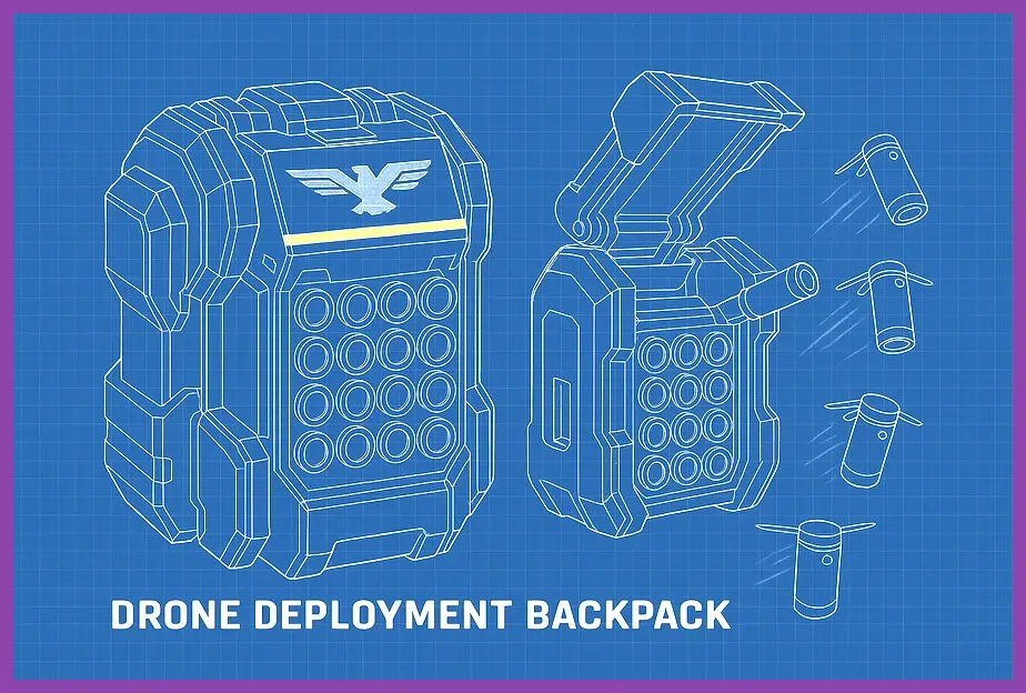 Helldivers 2 Skill Tree Support branch showing Jetpack Master and Drone Specialist