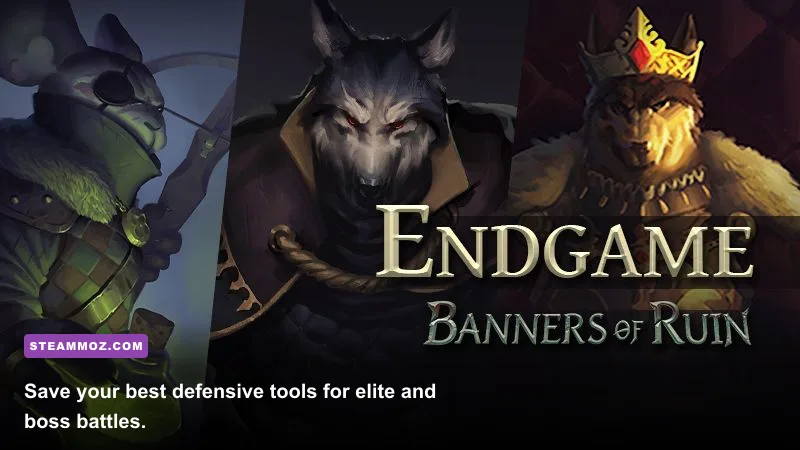 Banners of Ruin party facing a major boss encounter