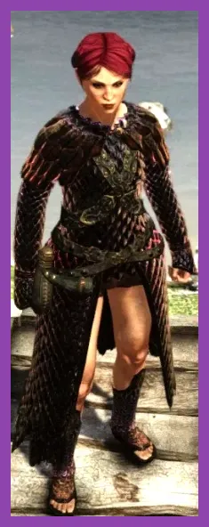 Abyssal Warden Armor set displayed on a high-level character in Dragon's Dogma 2