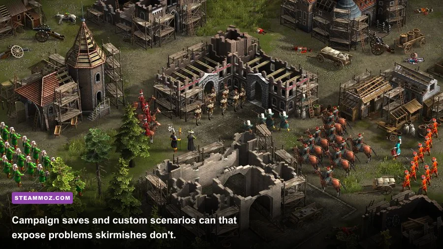 Cossacks 3 campaign map with territories and armies across Europe