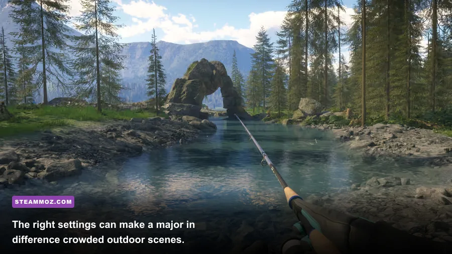 Call of the Wild The Angler PC graphics settings and fishing gameplay